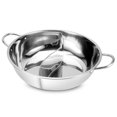 thumbnail image 1 of Olla Caliente De Acero Inoxidable Fácil De Limpiar De 30 Cm Olla De Inducción De Doble Sitio Shabu sonducket HA020448-00, 1 of 6