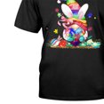 thumbnail image 4 of Camiseta de manga corta con cuello redondo de Pascua para hombre, camiseta informal con estampado Pompotops oipoqjl32165, 4 of 4