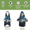thumbnail image 3 of Uemuo Ocean Coral Turtle for Winter Dog Hoodie Sweatshirts with Pockets Warm Dog Clothes for Small Dogs Chihuahua-X-Large, 3 of 8