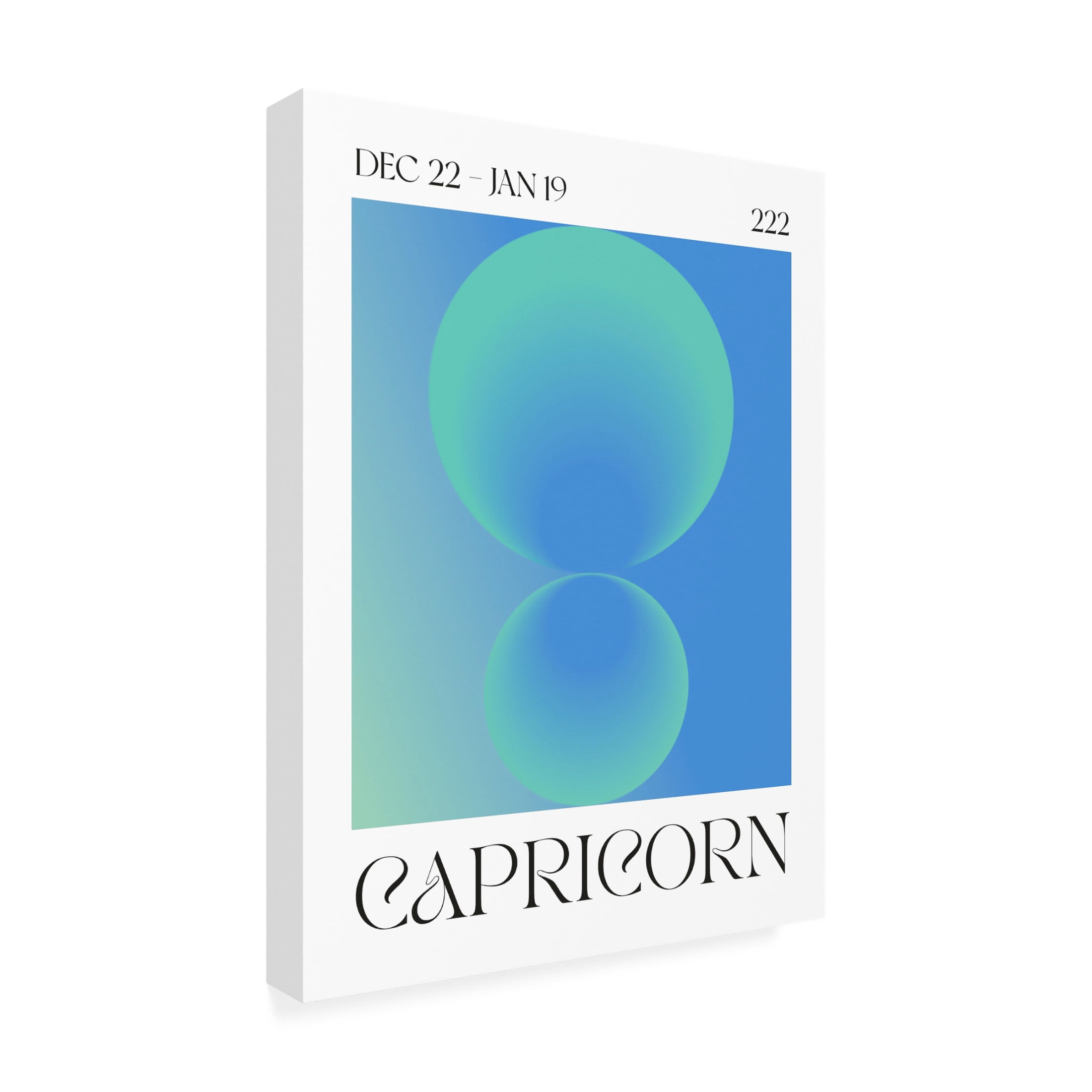 Trademark Fine Art Valeria Castillo Capricorn Canvas Wall Art