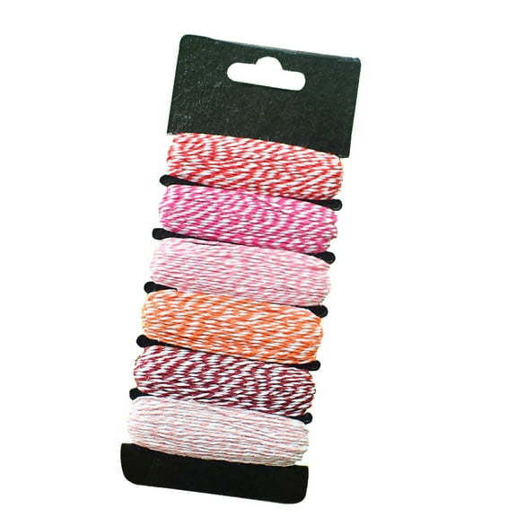 Cotton Cord Nativity Crafts Bakers Twine Christmas Decorating Natural Gift 6 Pcs