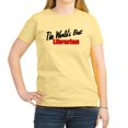 thumbnail image 1 of CafePress - The World's Best Librarian Women's Pink T Shirt - Women's Classic T-Shirt, 1 of 1