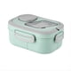thumbnail image 1 of Fiambrera Bento para Adultos con Recipiente para Ensalada, para Salsa y Tenedor Reutilizable, A Prueba de Fugas, Multicompartimento Verde, 1 of 5