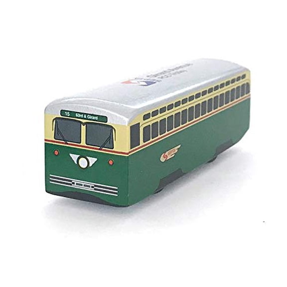 MUNI PALS Munipals Septa Wooden Railway Girard Avenue Trolley Child Safe and Tested Wood Toy Trolley