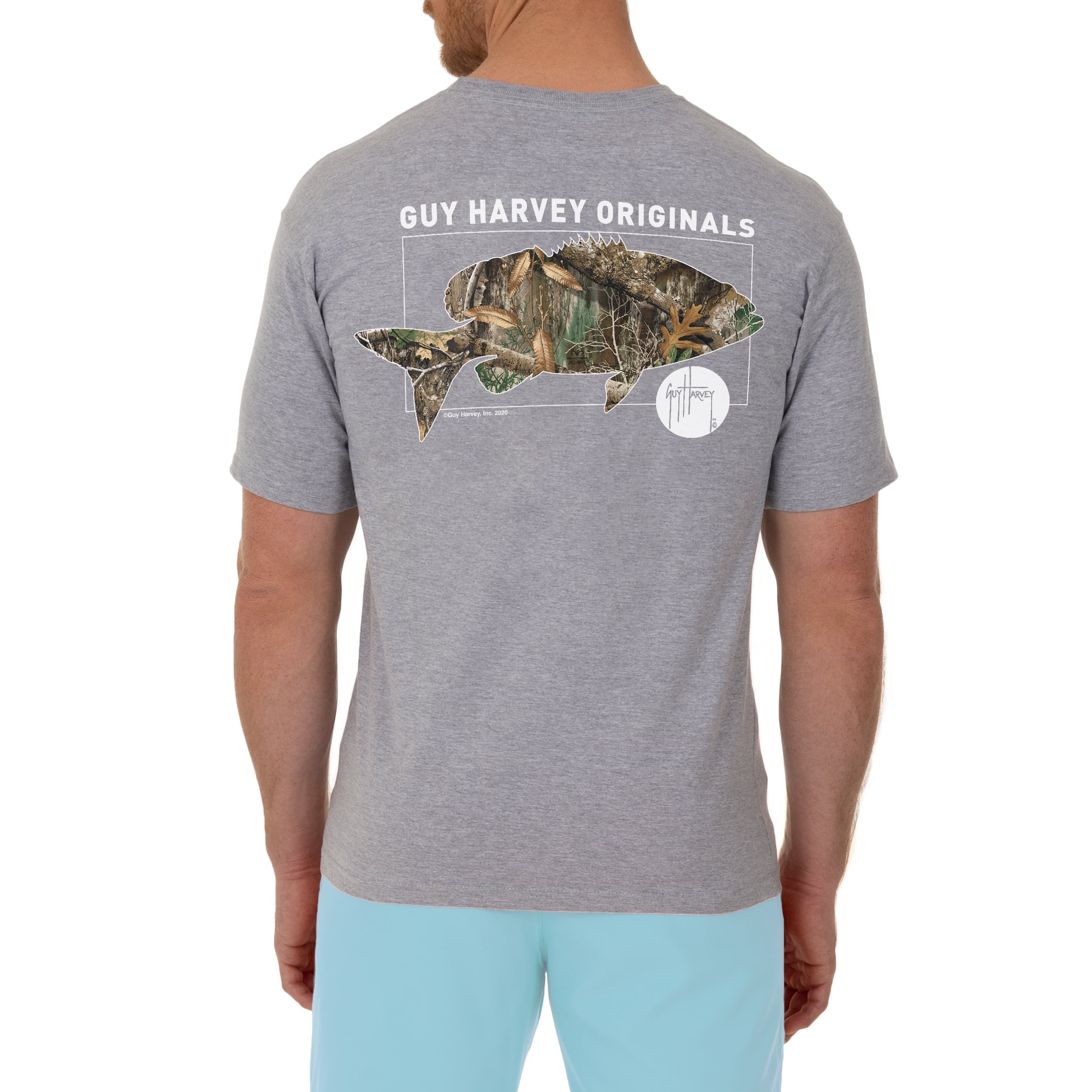 Guy Harvey Men's Bass Circle Realtree 