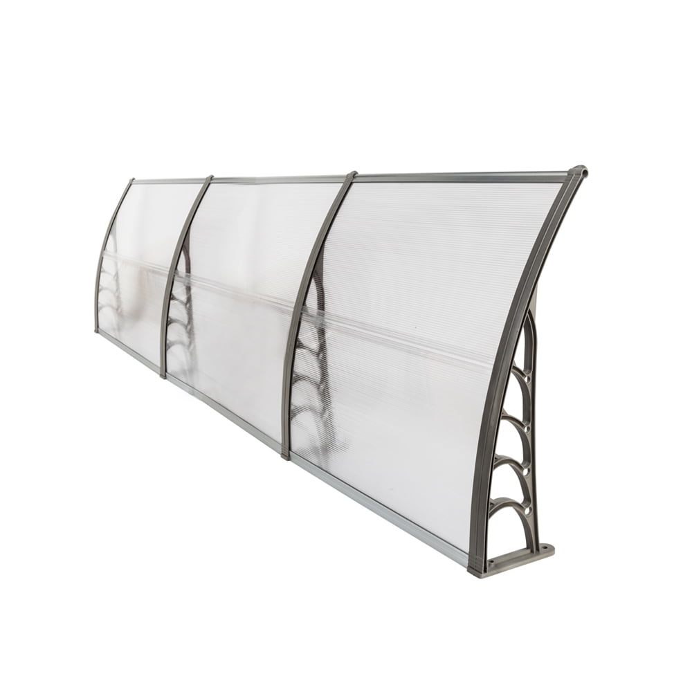 Kadyn 118.11"x 38" Door Canopy Patio Cover , Door Awning for Outdoor Patio, OWindow Awning for home windows and doors, Gray Kadyn 118.11"x 38" Door Canopy Patio Cover , Door Awning for Outdoor Patio, OWindow Awning for home windows and doors, Gray