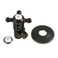 thumbnail image 5 of Kingston Brass CD43300BXK 1/2" FIP x 3/8" O.D. Anti-Seize Deluxe Quarter-Turn Ceramic Hardisc Cartridge Angle Stop with Flange, Matte Black, 5 of 6