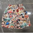 thumbnail image 5 of Pantalones cortos de anime One Piece Monkey D Luffy Zoro Ace Sanji Law, pijamas holgados de verano para hombre, pantalones casuales, pantalones cortos de playa para pareja, 5 of 5