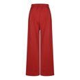 thumbnail image 5 of ShomPort Women High Waist Casual Straight Leg Long Dress Pants Wide Leg Trousers Business Work Pants, 5 of 7