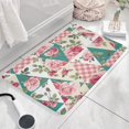 thumbnail image 3 of Pioneer Flower Floral Print Flannel Non Slip Door Rugs,Washable Door Mats Indoor,Decorative Door Mats,Dirt-Resistant and Absorbent Doormat for Entrance,Bedroom,Kitchen,Bathroom,23.5"x16", 3 of 5