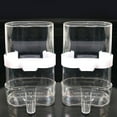 thumbnail image 1 of Lefu 2Pcs Pet Bird Feeder Food Water Feeding Automatic Drinker Parrot Dispenser, 1 of 6