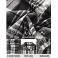 thumbnail image 6 of COOFANDY Flannel Shirt for Men Casual Button Down Shirts Long Sleeve Plaid Shirt Jackets, 6 of 10