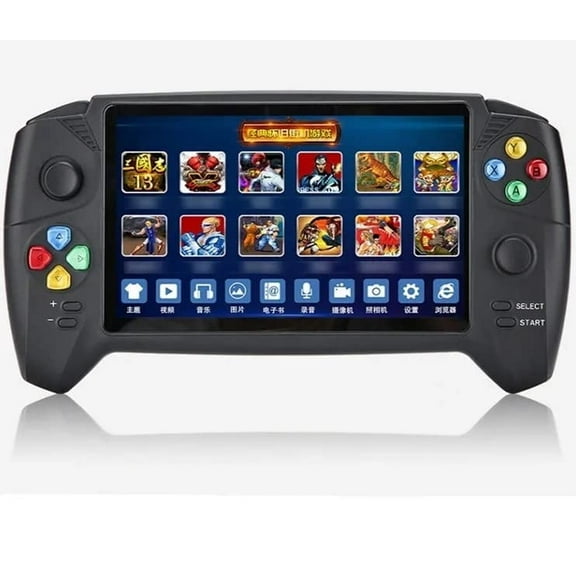 Portable Video Game Classic Console 7 inch Screen Black