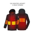 thumbnail image 3 of DEWBU Heated Jacket Polar Fleece for Men, Heated Hoodie with 12V Battery Pack, Electric Heating Coat for Winter Outdoor, 3 of 8