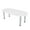Classic White w/Silver Base no Electric, variant on 5Ft Racetrack Conference Table With Post Legs Power And Data