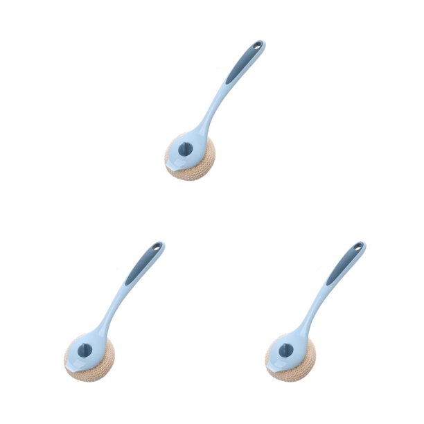 Bewildely cepillo de limpieza de cocina ollas de mango largo sartenes depurador de aceite fibra desmontable limpieza del hotel accesorios de herramientas Type1 NO1 Bewildely CBP485538
