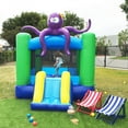 thumbnail image 3 of JumpOrange OctoBounce Extravaganza Outdoor Inflatable Bounce House with Blower and Slide, 3 of 7