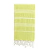 Linum Home 100% Turkish Cotton Lucky Striped Pestemal Beach Towel