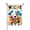 Color 4, variant on Joocar Spring Summer Linen Garden Flag Be Kind Floral Sunflower Design Colorful Art For Home Outdoor Garden Yard Door Decor 12x18 inch