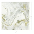 thumbnail image 2 of Way to Celebrate! Gold & Silver Marble Paper Luncheon Napkins, 6.5in, 16ct, 2 of 3