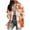 Orange, variant on Womens Plaid Shirts Wool Shacket Jacket Long Sleeve Button Down Shirt Coats Fashion Warm Plaid Coat Orange M