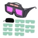 thumbnail image 3 of Gafas de soldadura Gafas de soldador Máscara multiusos con oscurecimiento automático de soldadura con oscurecimiento automático para , arco, MIG Gafas con 10 lentes, 3 of 8