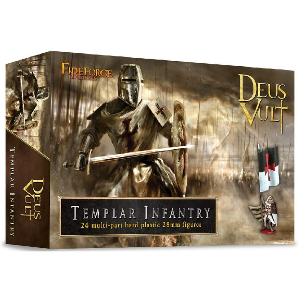 28mm Deus Vult Templar Infantry (24) - Walmart.com - Walmart.com