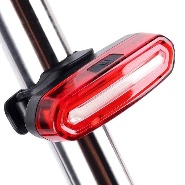 COB LED MTB bicicleta luces de advertencia traseras 120LM bicicleta luz trasera luz roja Ndcxsfigh Accesorios para bicicletas