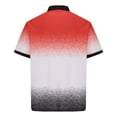 thumbnail image 5 of HomeGardon Mens Shirts Turn Down Collar Short Sleeve,Mens Shirts Turn Down Collar Men's Lapel Button Color Matching Loose Casual Shirt,S-XXXL, 5 of 6
