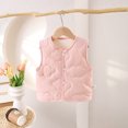 thumbnail image 2 of Toddler Girls Puffy Vest Sleeveless Lightweight Girls' Outerwear Jackets & Coats Kids Winter Clothes Girls Size 18-24 Months Clothes, 2 of 9