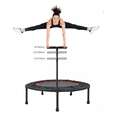 thumbnail image 3 of Trampolin Fitness Con Barra Ajustable Para Adulto Niños Negro Rojo, 3 of 5