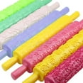 thumbnail image 2 of Rodillo Para Fondant, Herramienta De Rodillo Para Fondant Antiadherente De Plástico, Rodillo Portátil En Relieve, Herramienta De Decoración De Pasteles Y Fondant ANGGREK Fondant Rolling Pin, 2 of 8