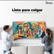 thumbnail image 2 of Cuadro Decorativo Canvas Rostros Modernos 140x70 Canvas Revolution, 2 of 4