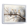 thumbnail image 2 of Designart "Silent Bird Watcher VII" Animals Floater Framed Wall Art Living Room, 2 of 7