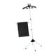 thumbnail image 5 of Perchero para ropa, vaporizador de ropa, percha para ahorrar espacio, plegable, de aleación de aluminio, para , para máquina de planchar colgante negro, 5 of 8