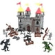 thumbnail image 1 of 19 unids Deluxe Men Battle Playset Pretend con / Dragones Vehículos Accesorios de plástico Castle Base Set para Boys Regalos de Hugo Juego de hombres del ejército, 1 of 4