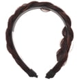 thumbnail image 1 of MasteelfCA Faux Cheveux Bandeau Tressé Grand Postiche pour Filles Femmes Bandeau Queue de Cheval, 1 of 8