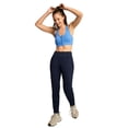 thumbnail image 5 of Jockey Women's Seamfree Mid Impact Zip Front Sports Bra, 5 of 7