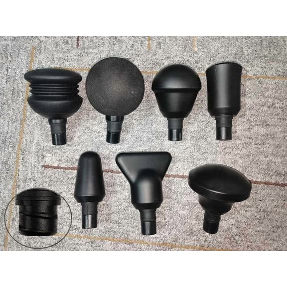 Bob and Brad 7Pcs D6 Pro Massage Gun Attachments for D6 Pro Massage Spiral Models Accessories, D6 Pro Deep Tissue Massage Gun Adapter, (Massage Gun Not Included)