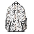 thumbnail image 3 of Schnauzer Dog and Footprints Backpack for School,Cute School Bag,Schoolbag with Adjustable Shoulder Straps & Padded Back,16.9 Inch, 3 of 5