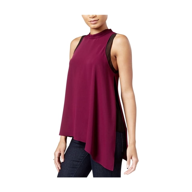 Rachel Roy Débardeur Asymétrique pour Femmes, Violet, Très Petit