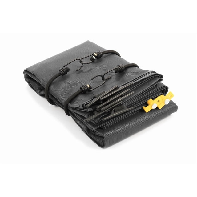 Camco Awning Sun Block Panel 51451 For Use Along Awning Length; 4 Foot 6 Inch Drop x 10 Foot Length; Black