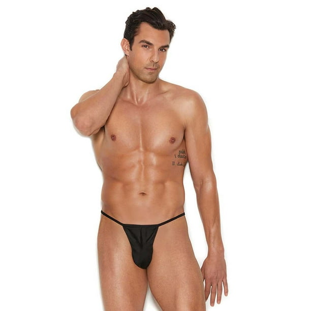 612px x 612px - Men's g-string pouch with T back - Color - Black - Size - One Size -  Walmart.com