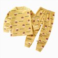 thumbnail image 4 of UAYOTSE Boys and Girls Long Sleeved Trousers Comfortable Soft Warm Suits Fashionable Cartoon Print Children Long Sleeved Suits,Sizes 7-8 Years, 4 of 4