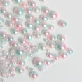 thumbnail image 2 of 10000pcs ABS Gradient Imitation Perles Demi-Perles Rondes Assorties Perles Flatback de 3 Mm Matériel Bricolage, 2 of 5
