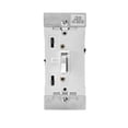 thumbnail image 1 of Interruptor de intensidad Leviton R02-TSL06-1KW con palanca blanca de 600 W, 1 of 3