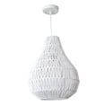 thumbnail image 3 of lionlar Hanging Lights Fixture Classic Chandelier Round Pendant Light Handmade Weave for, 3 of 9