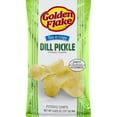 thumbnail image 2 of Golden Flake Thin & Crispy Dill Pickle Flavored Potato Chips, 5 oz., 2 of 4