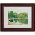 thumbnail image 2 of Trademark Fine Art "Central Park" Canvas Art by Childe Hassam, Wood Frame, 2 of 3