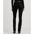 thumbnail image 3 of Lauren Ralph Lauren Women's Satin-Stripe High-Rise Boot Jeans - Black Wash, 3 of 6